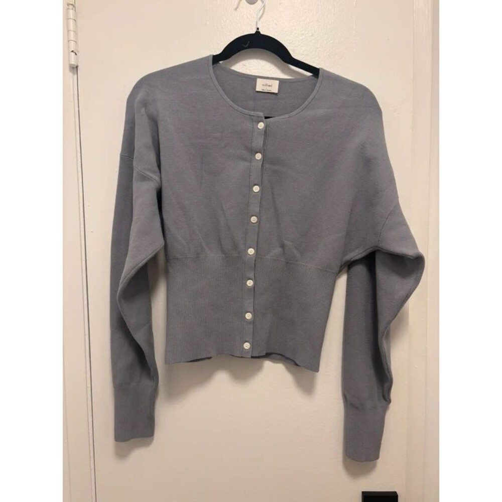 Aritzia Golightly Cardigan in blue Size L